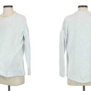 Seraphine Narah | Soft Grey Cotton Blend Maternity & Nursing Sweatshirt